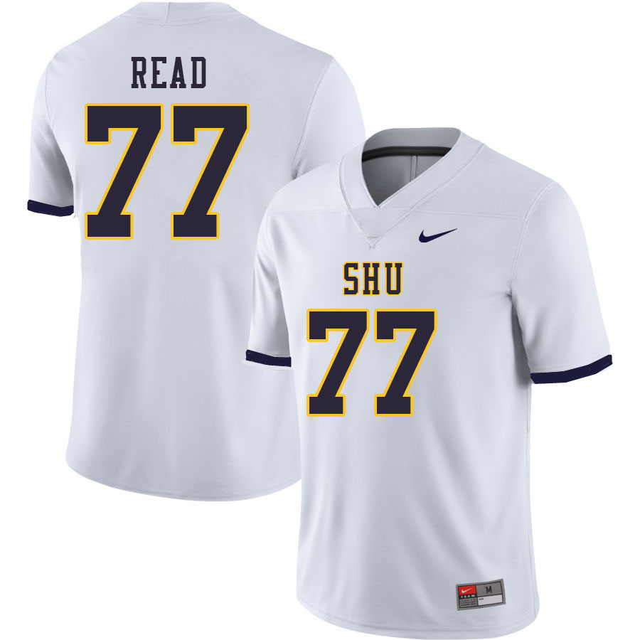 Men-Youth #77 Ryan Read Siena Heights Saints 2023 College Football Jerseys Stitched Sale-White